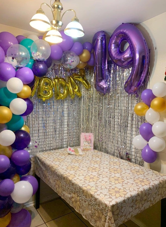 ملوشي بالون رقم 6 مقاس 40 بوصة، بالون عيد الميلاد السادس للأولاد والبنات، بالونات أرقام بنفسجية 16، 60، 61، 65 لتزيين حفلات أعياد الميلاد وحفلات الزفاف - Image 4